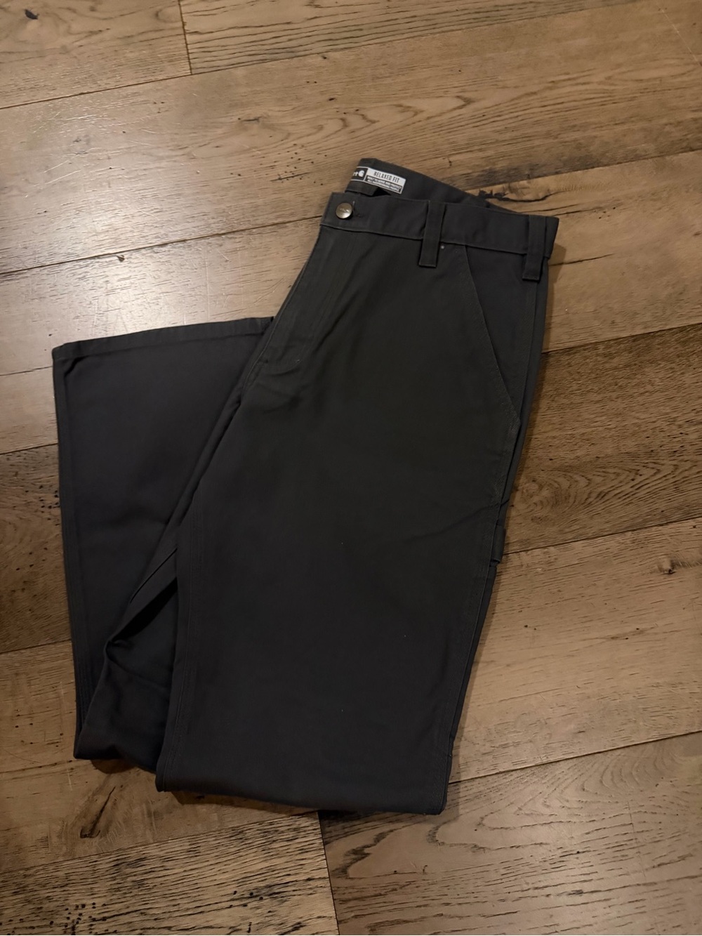 Carhartt Men's Black Straight Chino Pants